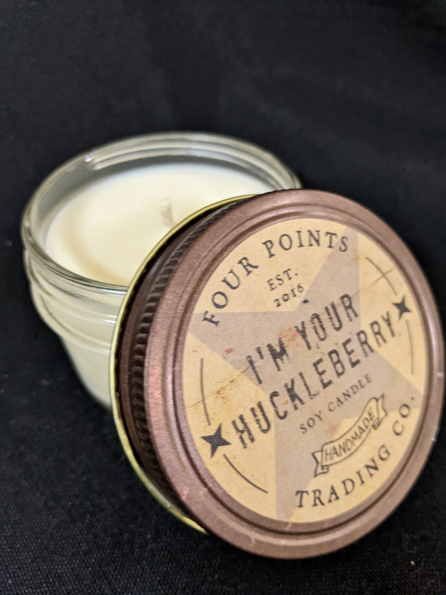 I'm Your Huckleberry 4oz soy candle