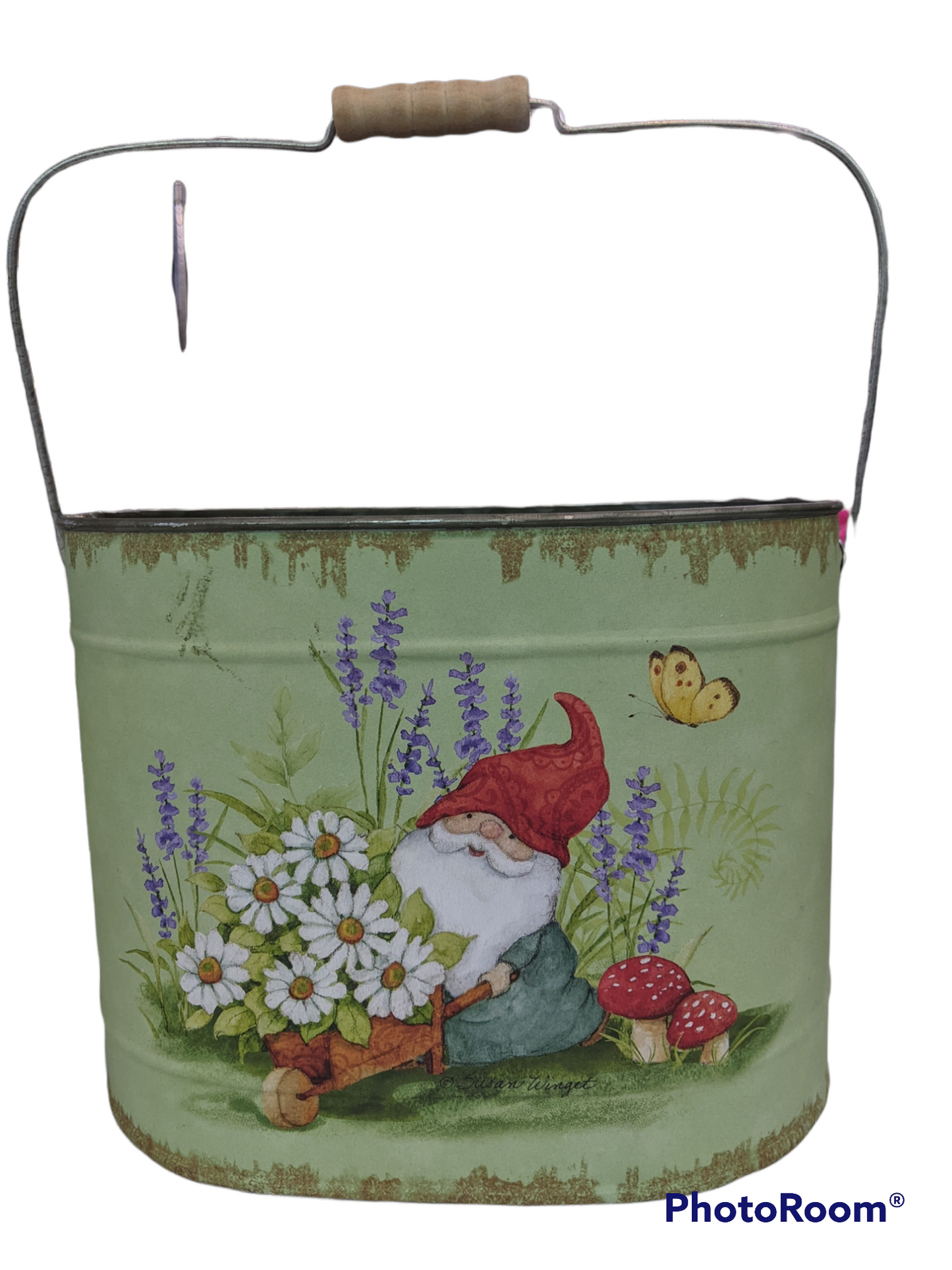 Spring Gnome Bucket