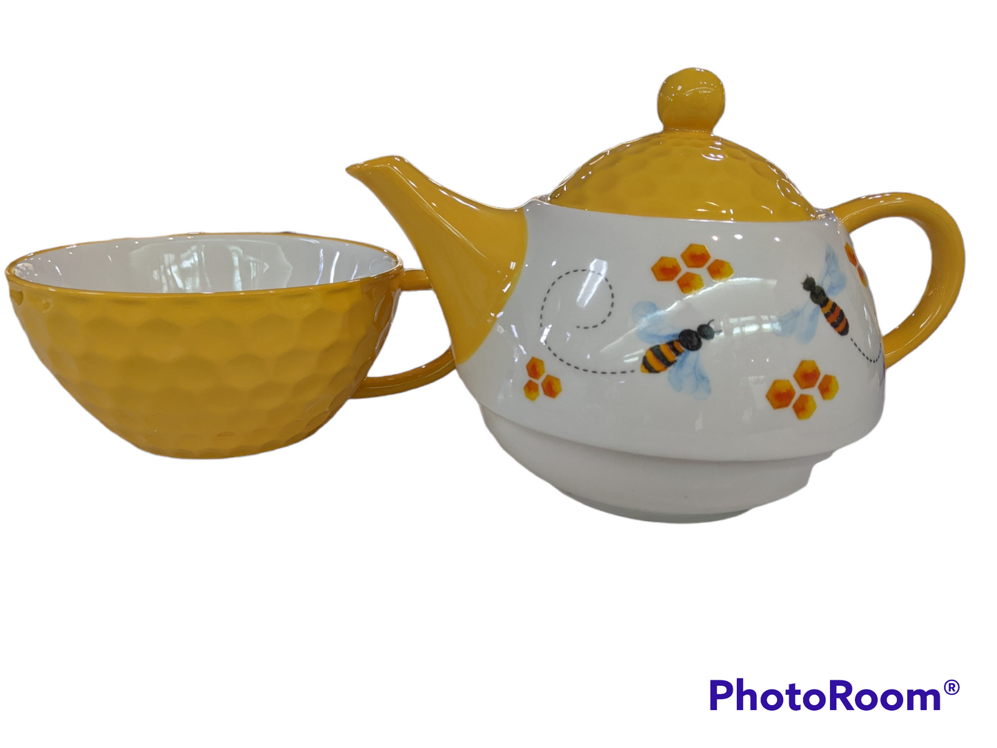 Sweet Bee Tea for One Teapot/Cup Set