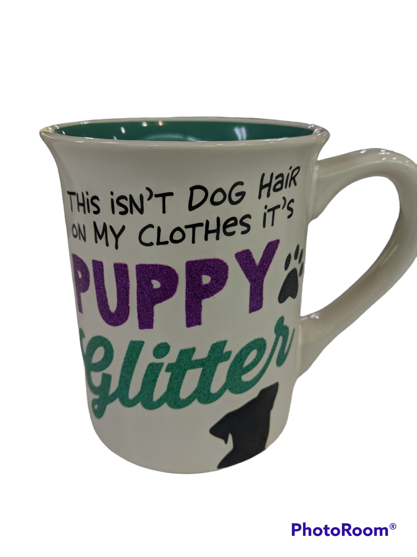 Puppy Glitter Mug