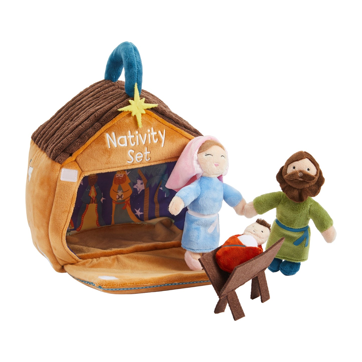 Plush Nativity Stable Playset by Mud Pie