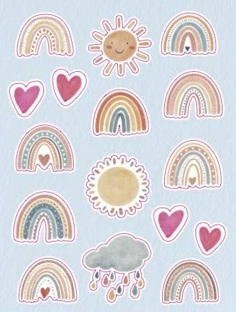RAINBOWS STICKER SHEET