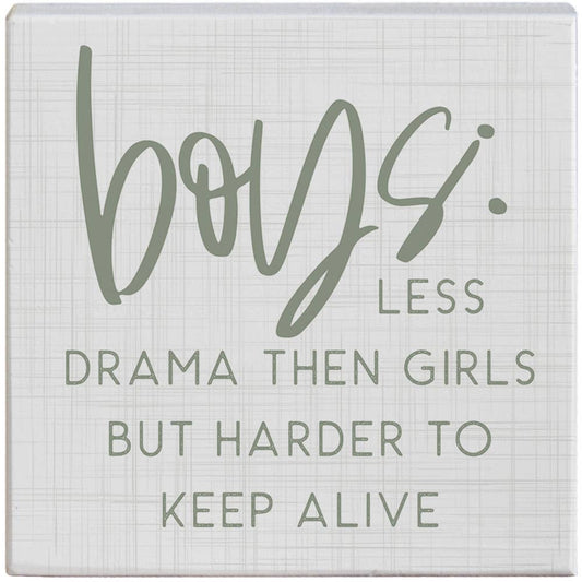 Boys Less Drama - Gift-A-Block