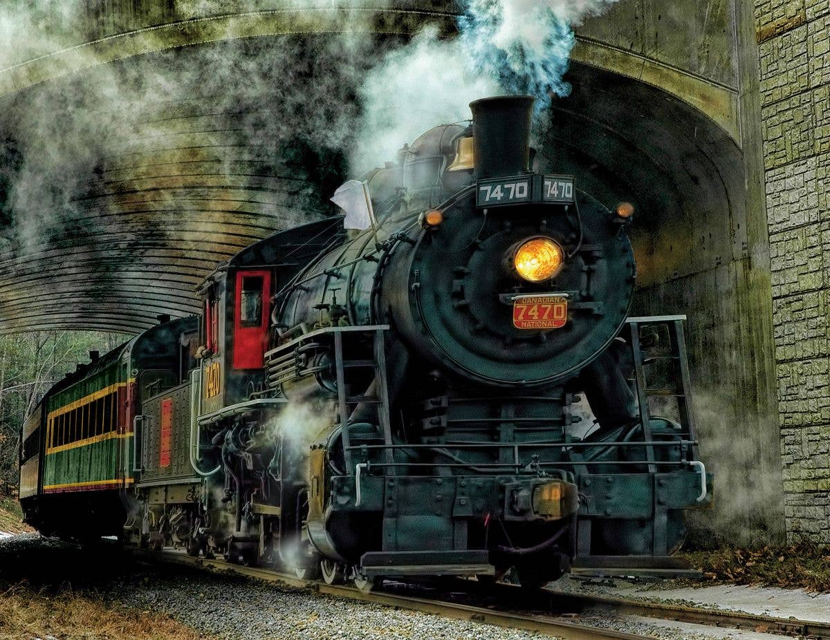 Green Mountain Express 100 Piece Jigsaw Puzzle: 100