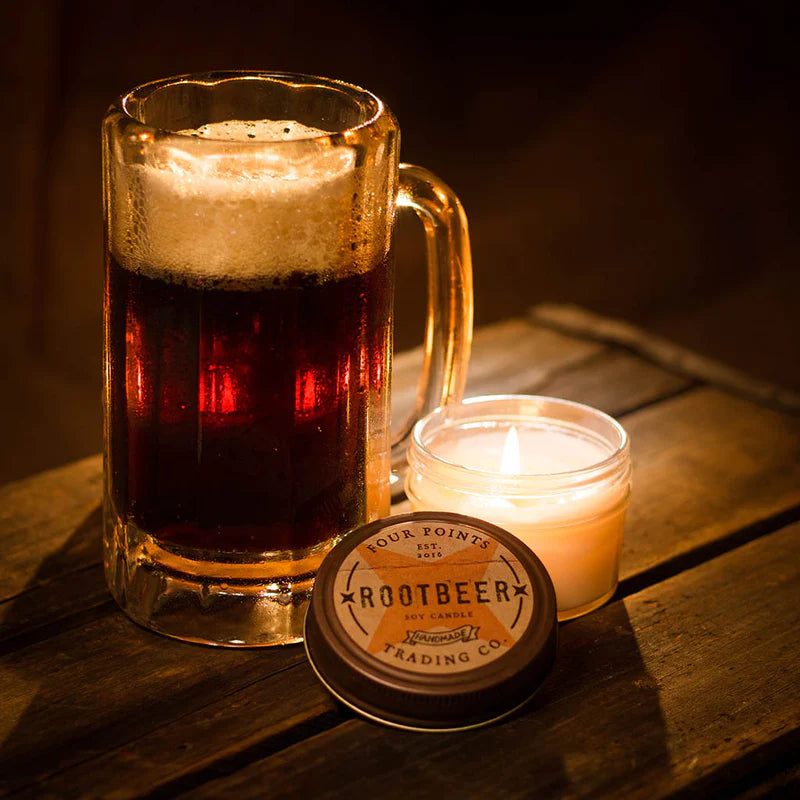 Root Beer 4oz soy candle