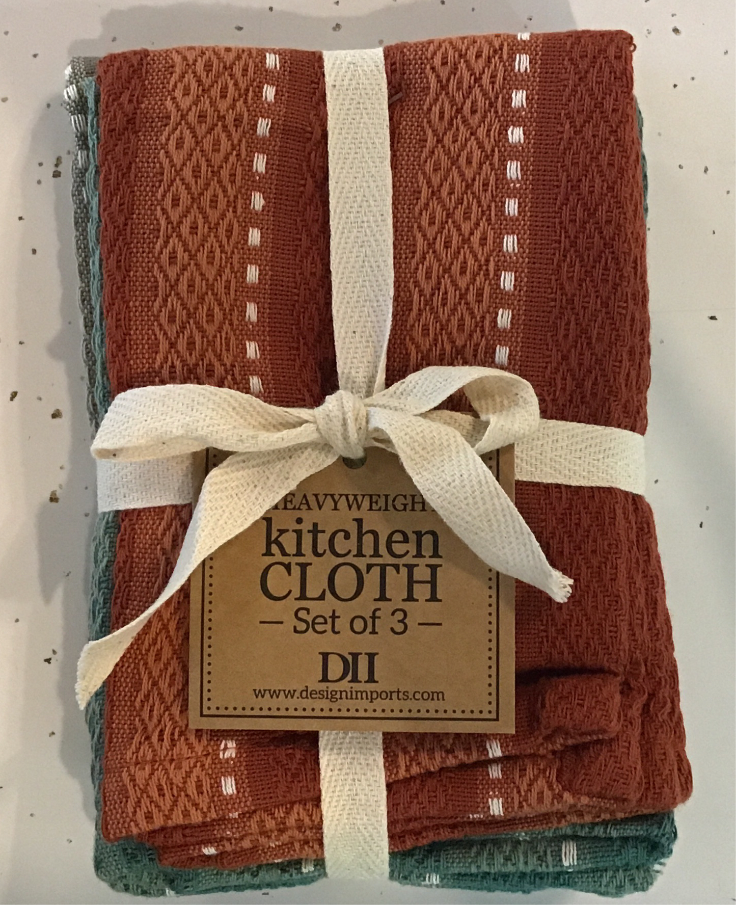 Orchard Heavyweight Stripe Dishcloth set of 3
