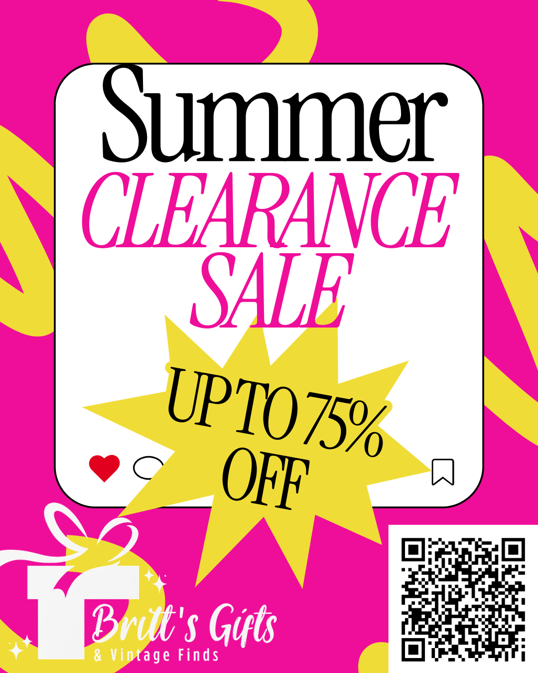 SUMMER Clearance Sale