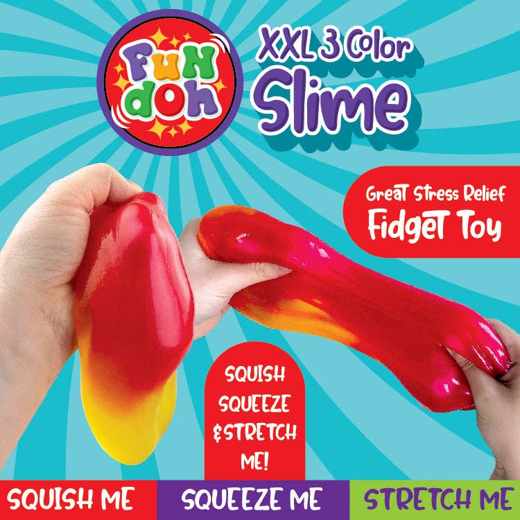 Fun Doh XXL 3 Color JUMBO Sensory Slime