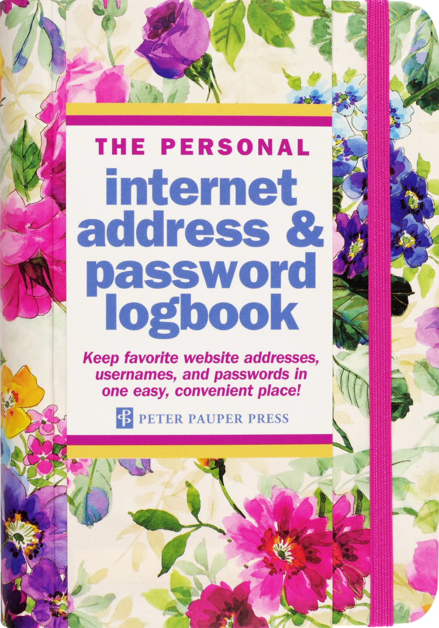 Peony Garden Internet Address & Password Logbook