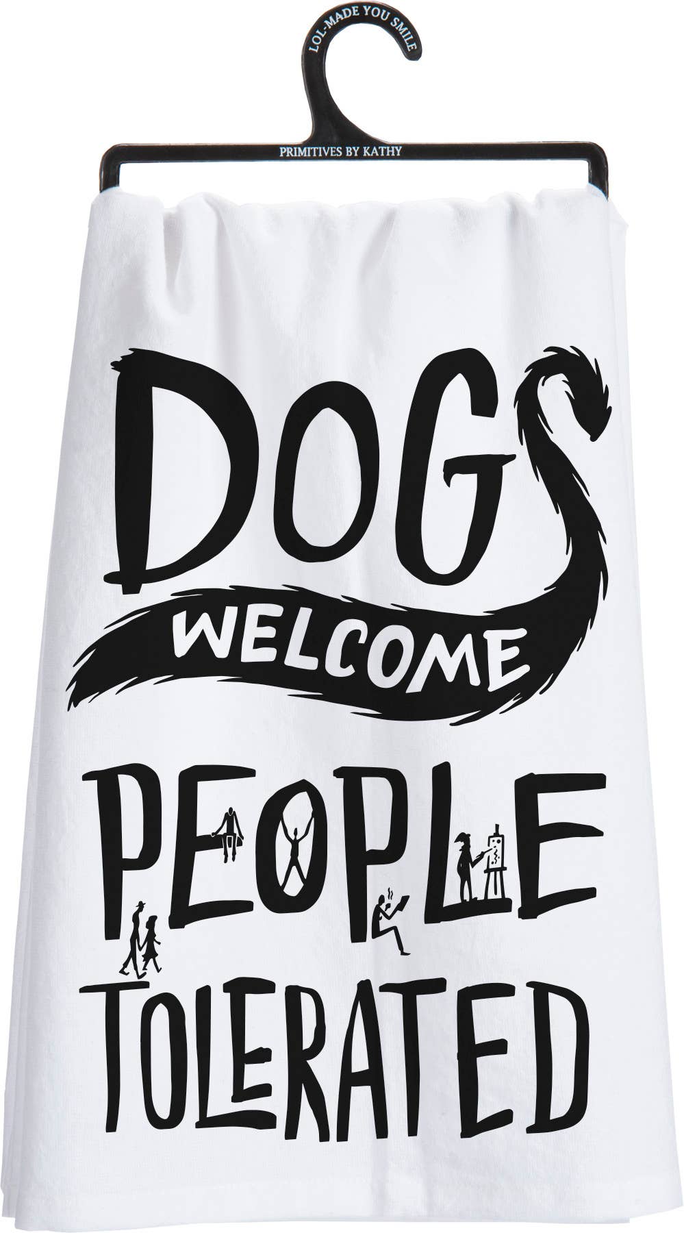 Dogs Welcome Kitchen Towel
