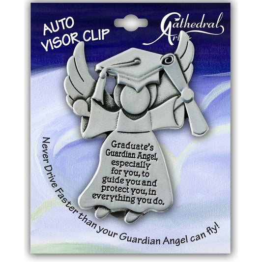 Graduate Guardian Angel Visor Clip – Protection &amp; Guidance