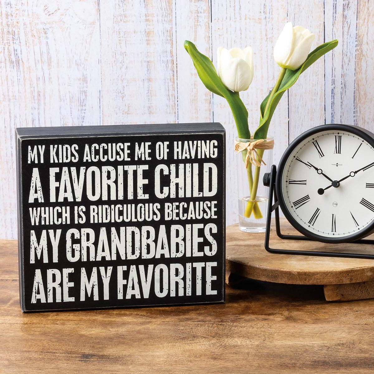 My Grandbabies Are My Favorite Box Sign