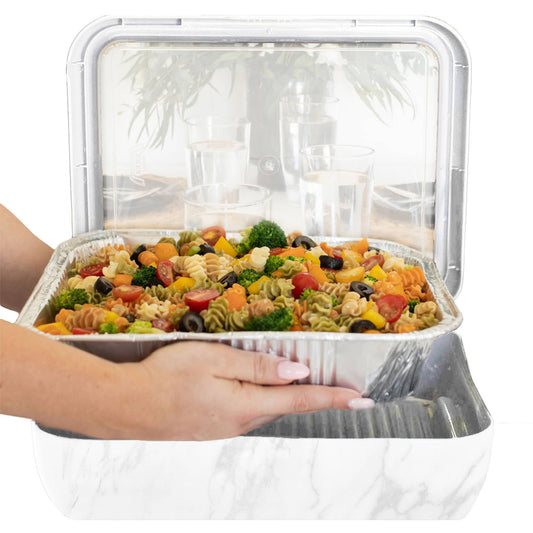 Fancy Panz Classic Set - Marble 11.75" x 9"