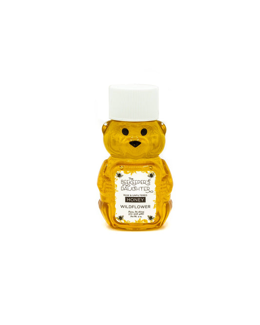 Mini Honey Bear - Raw Wildflower Honey