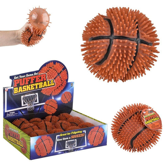 Puffer Basketball – 5" Squishy Stress Ball