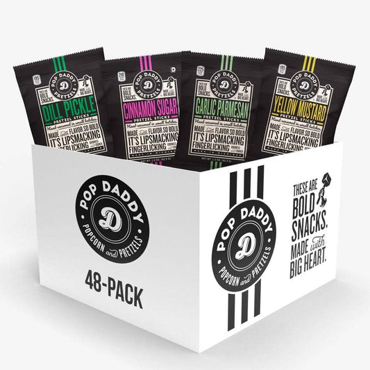 Pop Daddy Pretzels -mini pack 1.5oz  4 flavors