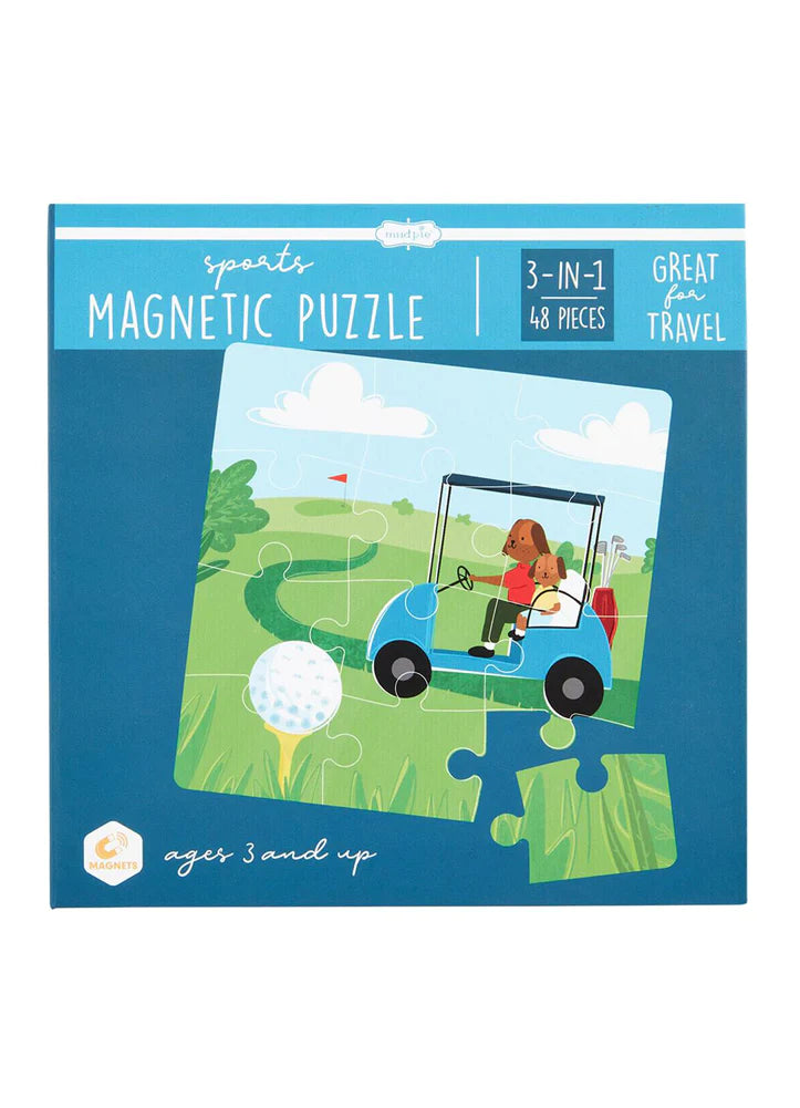 Sports Magnetic Puzzle Book