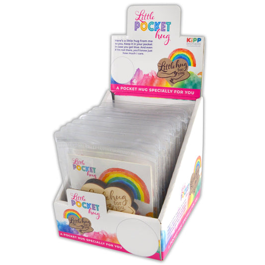 LITTLE POCKET HUG 12 PIECES PER DISPLAY