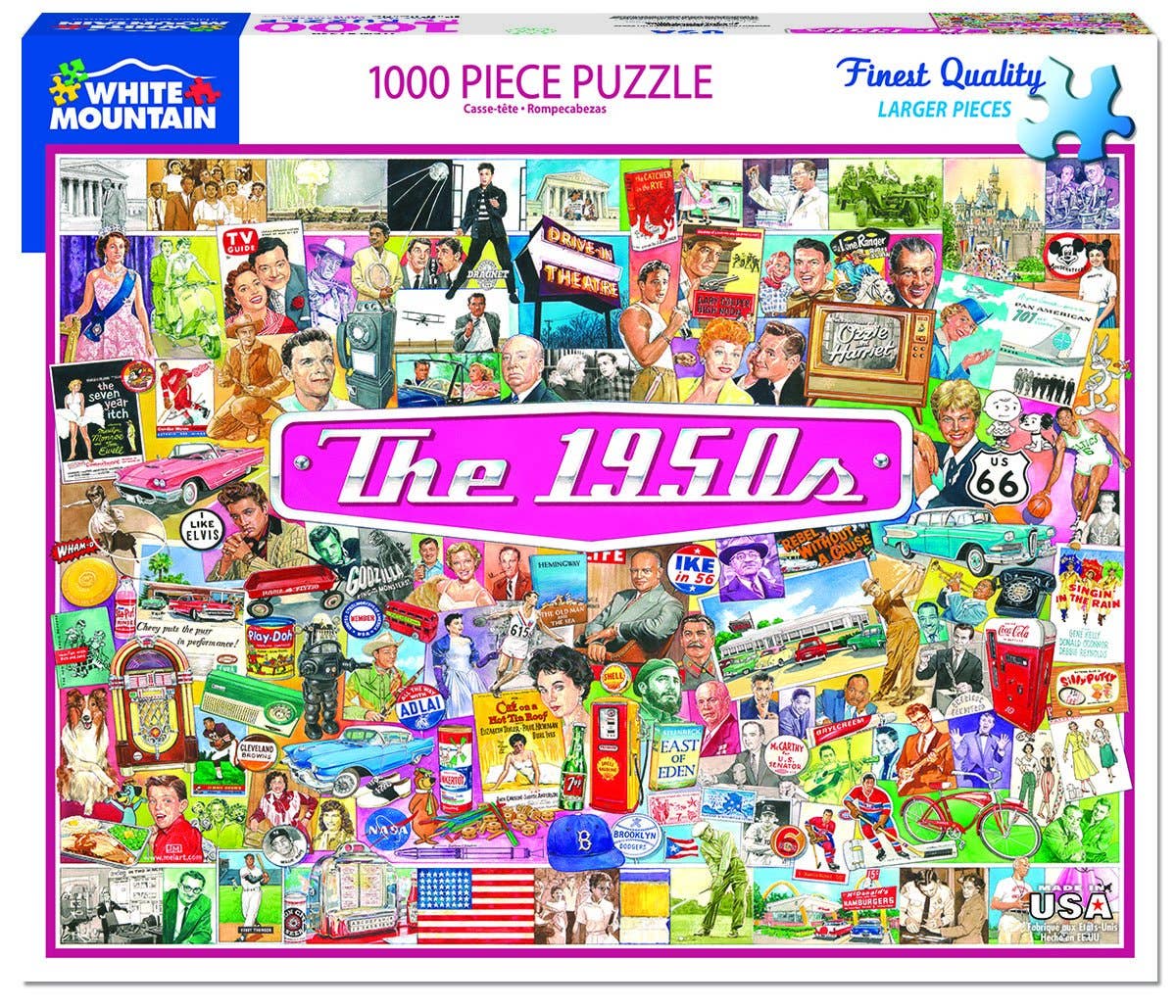 The 1950's - 1000 Piece Adult Jigsaw Puzzle