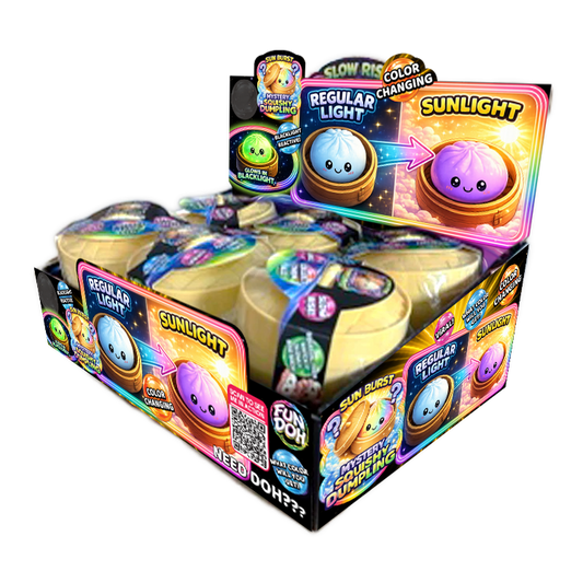 Color Changing Glitter Dumpling Squishy | Sensory Fidget Toy