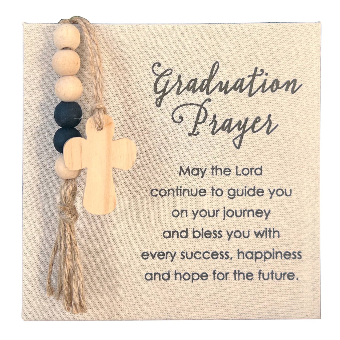 Graduation Prayer Plaque – Blessings for the Journey (6x6)