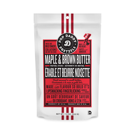 Seasoned Pretzels - 7.5oz - Maple and Brown Butter