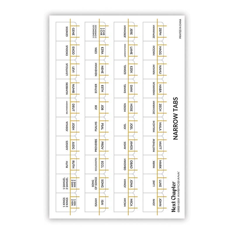 Bible Tabs - Cath Version Slim