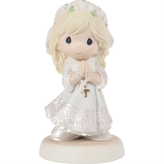 Precious Moments “My First Communion” Blonde Girl Figurine
