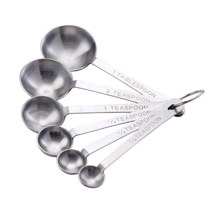 Mrs. Anderson's Stainless Steel Measuring Spoons 6 pc Set