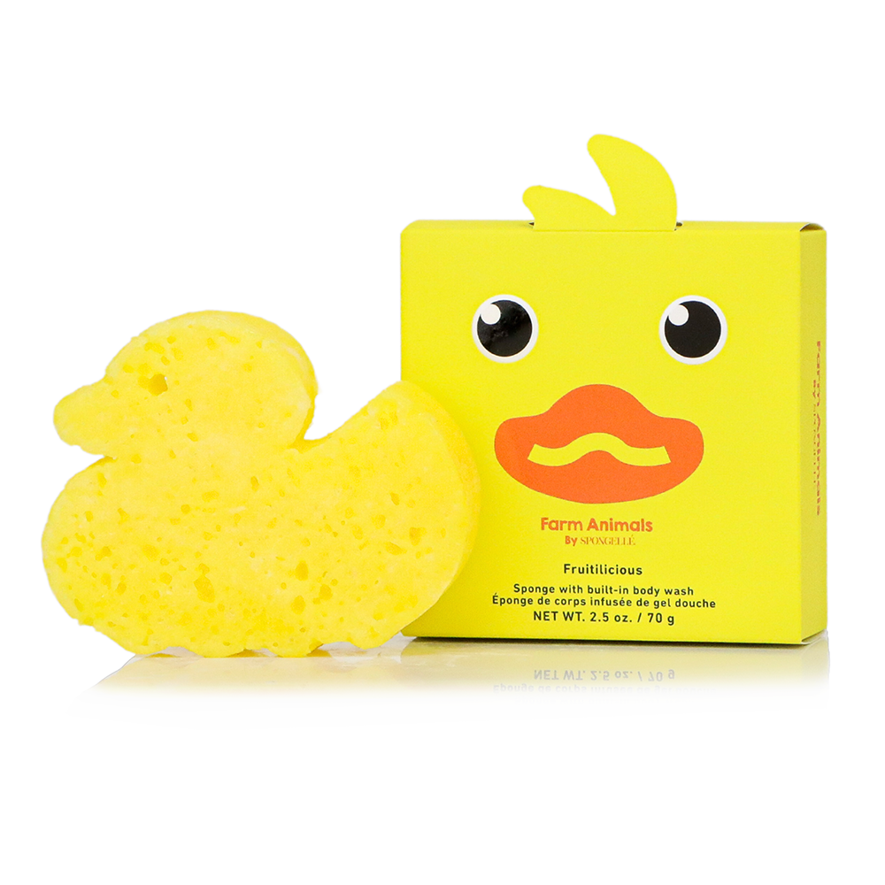 Farm Animals Kids Bath Sponge Assortment