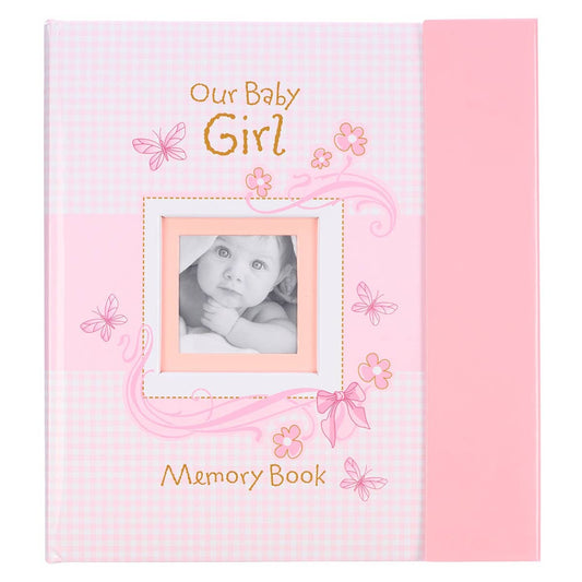 Our Baby Girl Memory Book – Pink Keepsake Album
