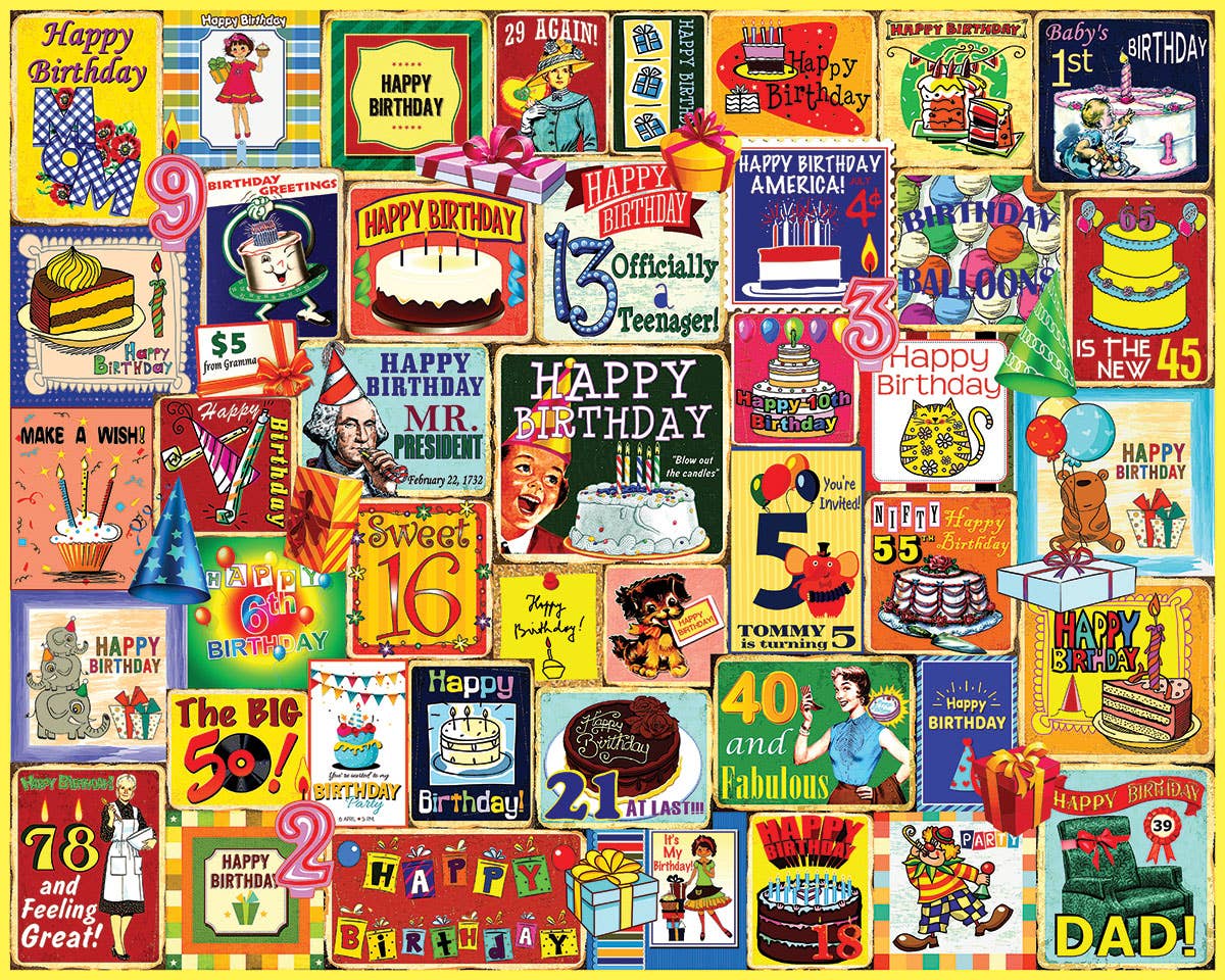 Happy Birthday - 1000 Piece Jigsaw Puzzle