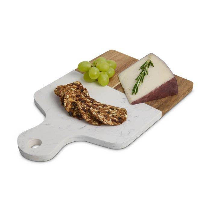 Maison Du Fromage Marble & Acacia Wood Cheese Board