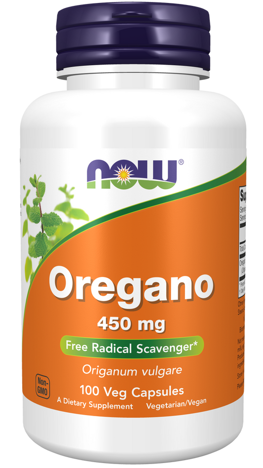 Oregano 450 mg - 100 Veg Capsules
