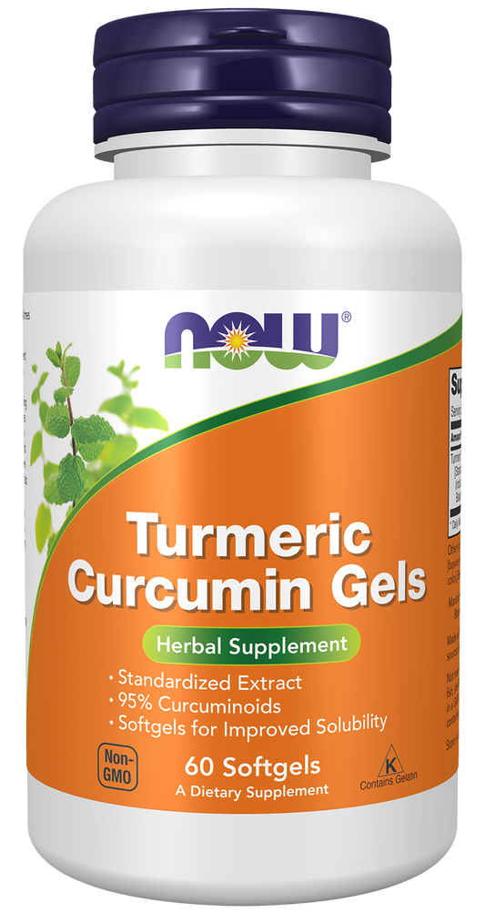 Turmeric Curcumin Gels – 60 Softgels (95% Curcuminoids)