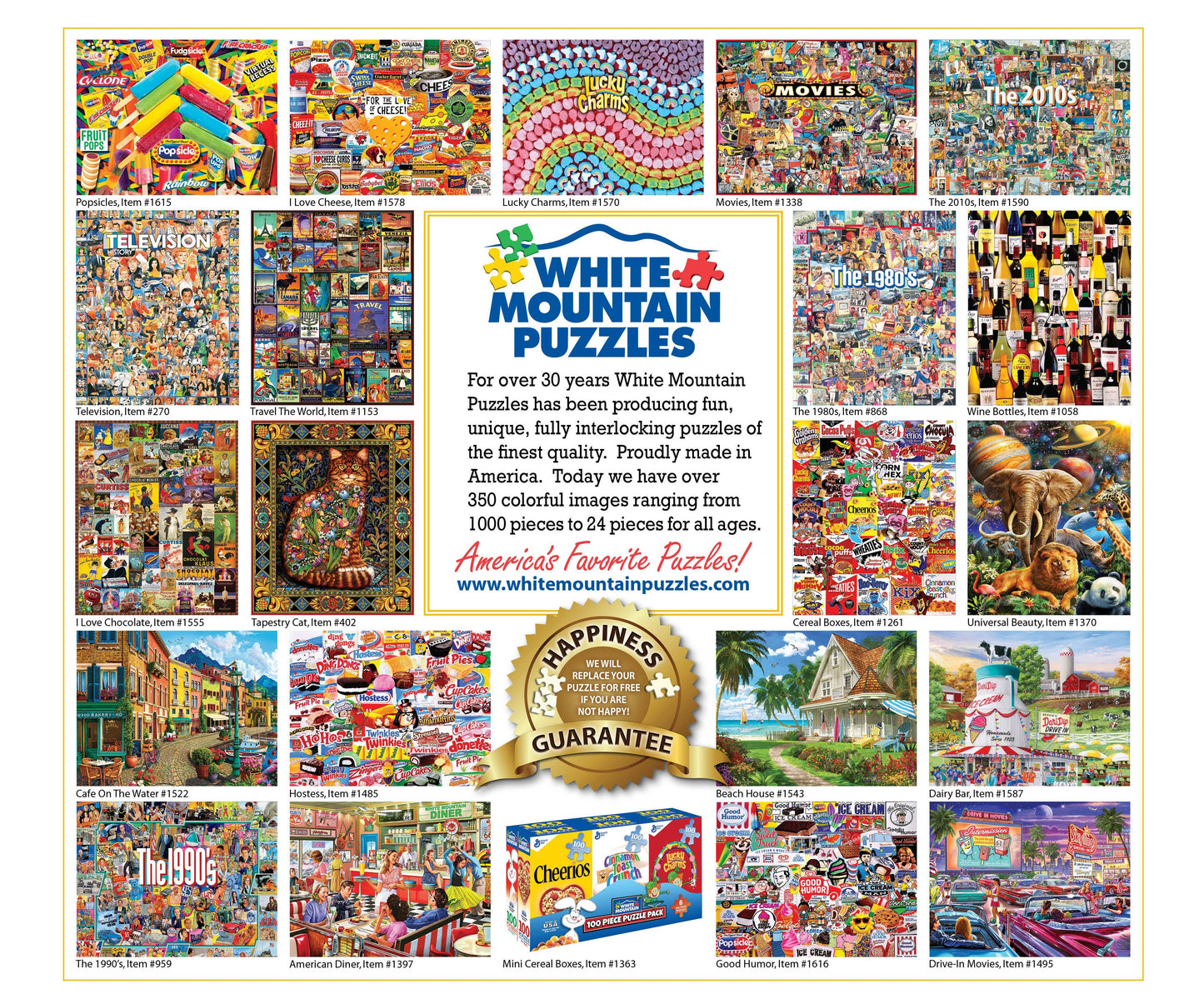The 1950's - 1000 Piece Adult Jigsaw Puzzle
