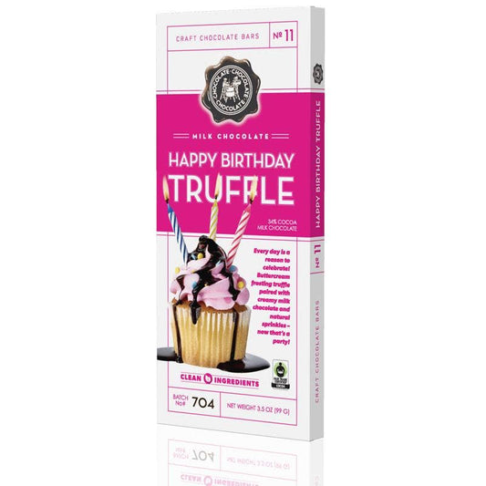 Happy Birthday Truffle Bar 3.5 OZ  -