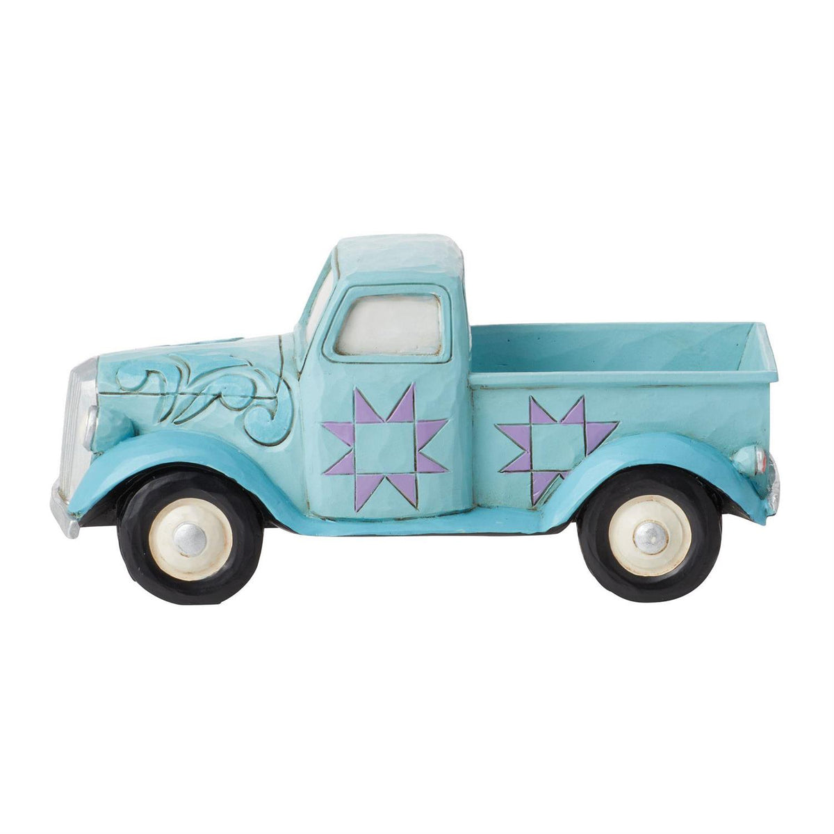 Jim Shore Mini Blue Vintage Pickup Truck – Little Truck to Pick You Up