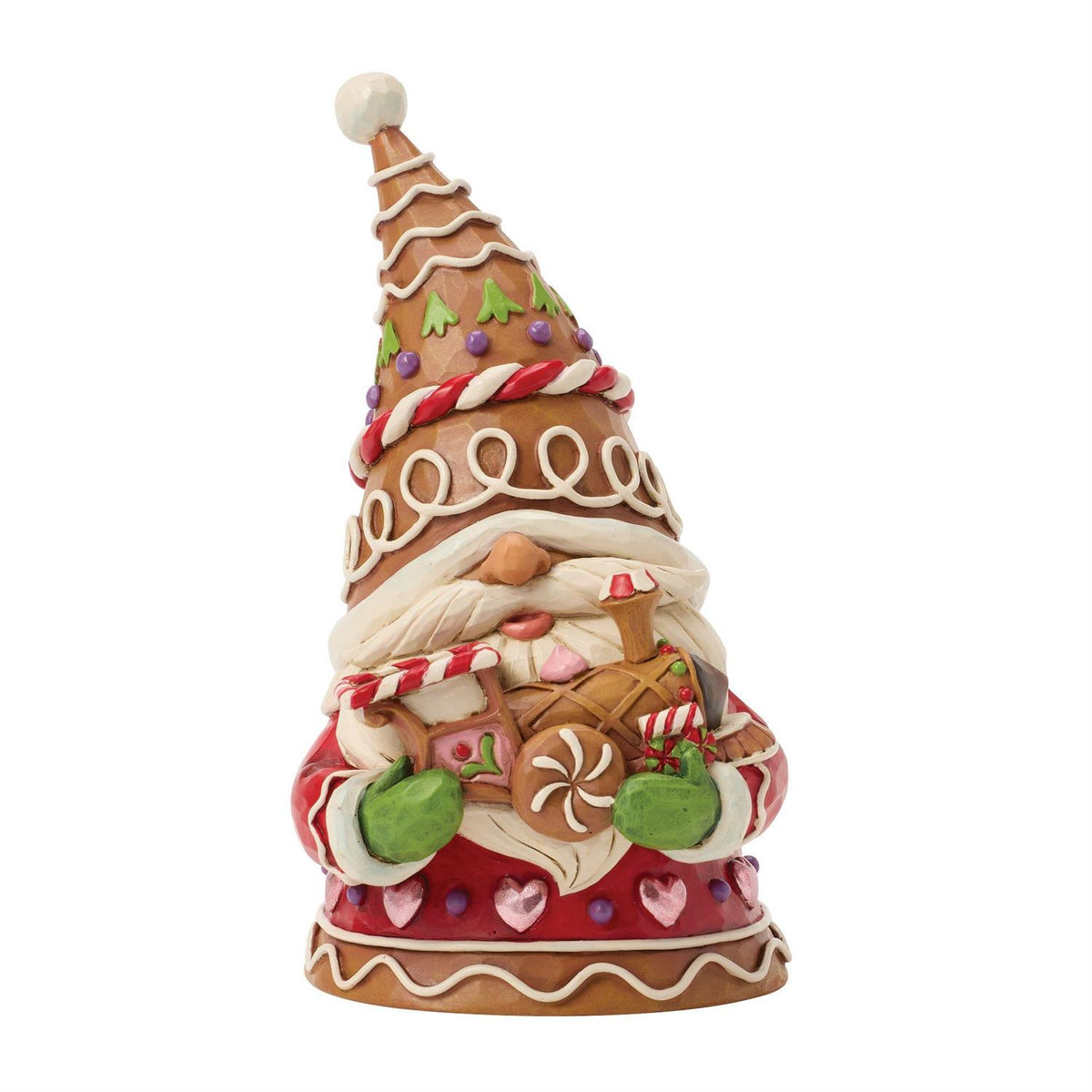 Jim Shore Gingerbread Gnome with Train – Gnome on Track