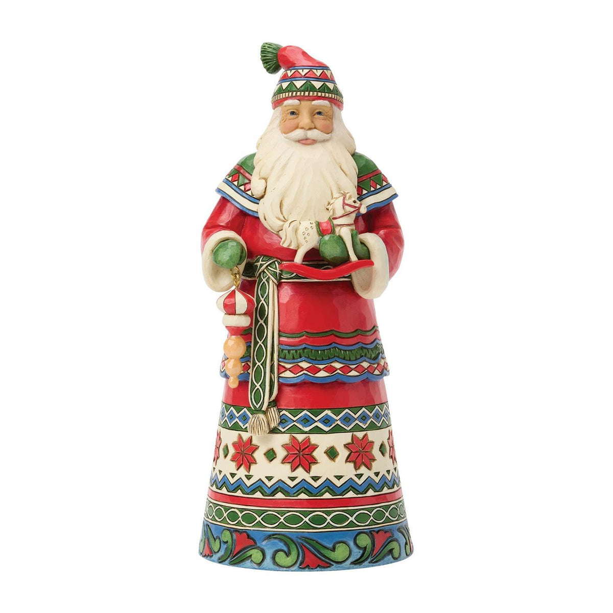 Jim Shore Santa Laplander Horse Figurine – Christmas in the Land of Snow