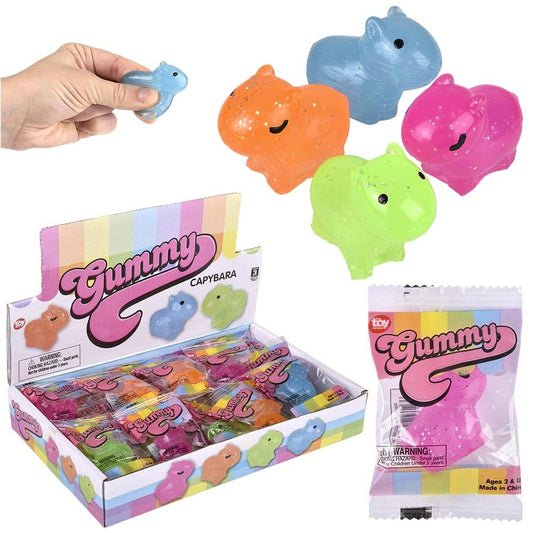 Gummy Capybara Squishy Toys 1.5"