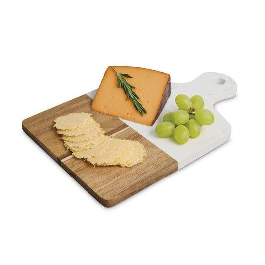 Maison Du Fromage Marble & Acacia Wood Cheese Board