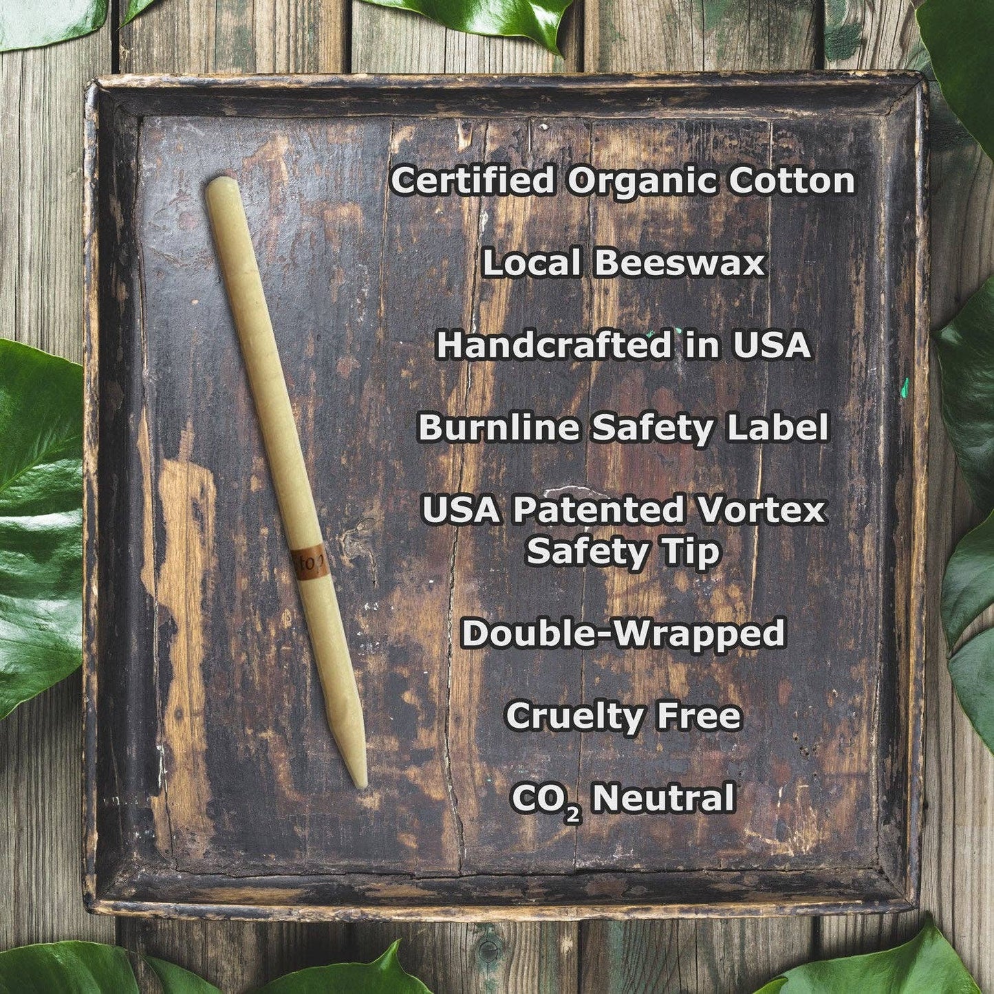 Unscented Beeswax Ear Candles by Doc Harmony