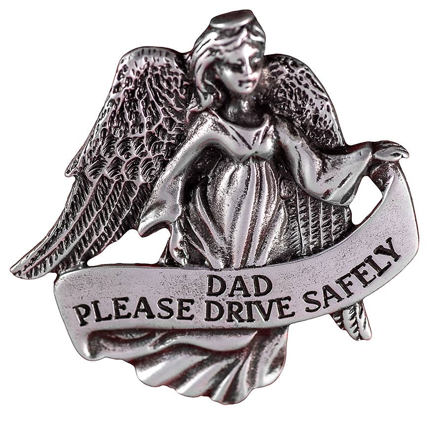 Dad Guardian Angel Visor Clip – “Please Drive Safely”