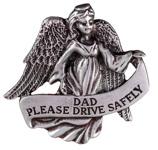 Dad Guardian Angel Visor Clip – “Please Drive Safely”