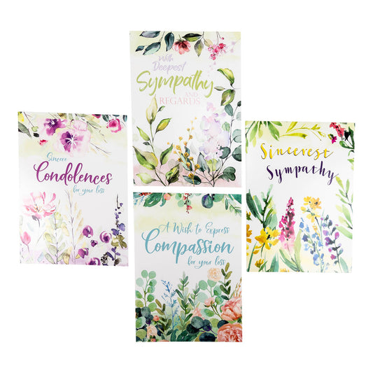 Boxed Cards: Sympathy Watercolor Floral Assortment