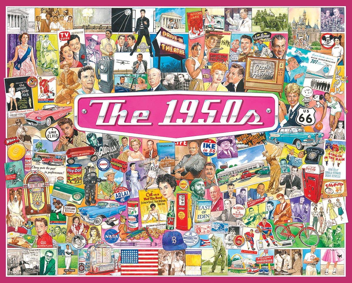 The 1950's - 1000 Piece Adult Jigsaw Puzzle