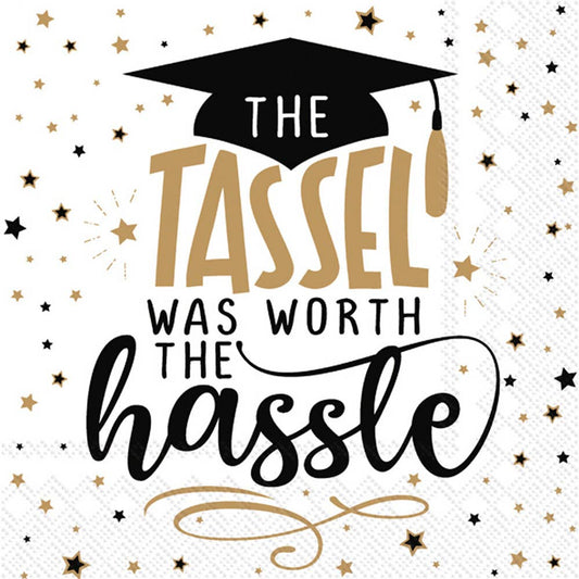 Graduation Cap Lunch Napkins – Pack of 20