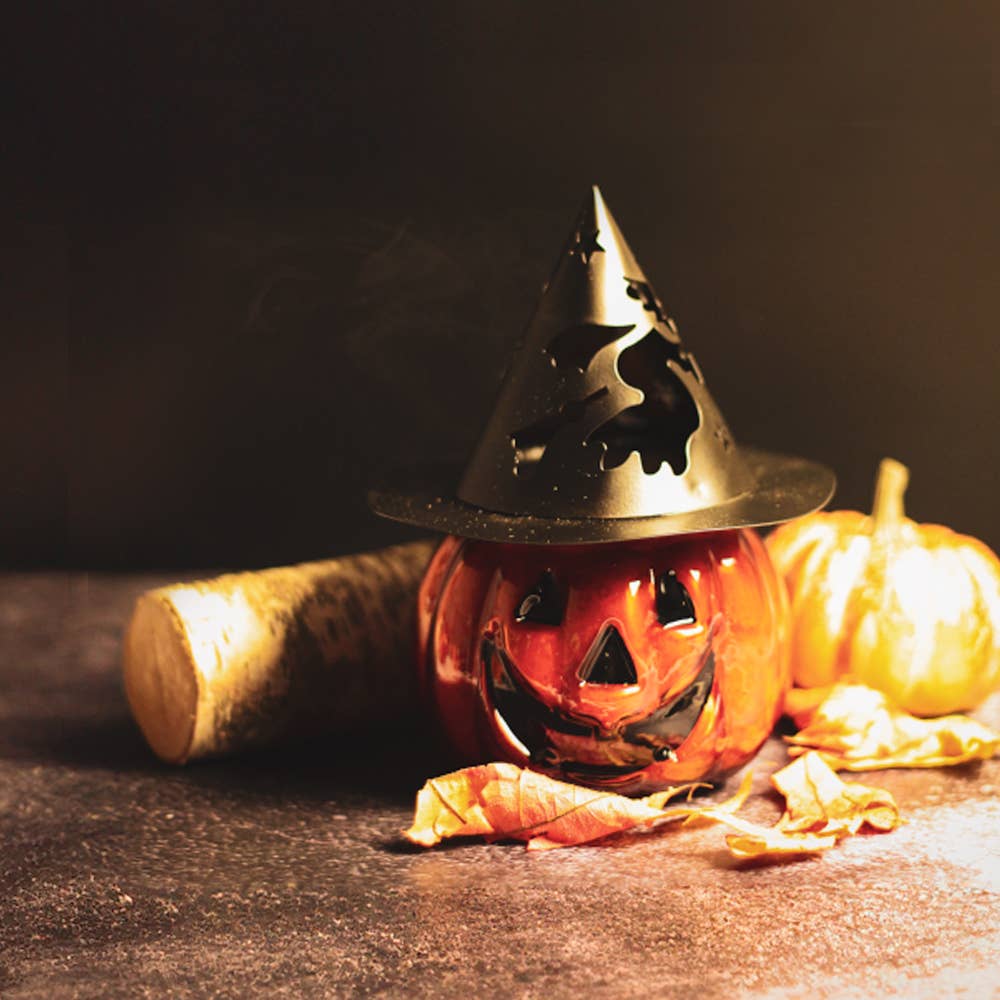 Punky - Pumpkin Jack-O-Lantern Candle – (10oz.) – Orange Cinnamon Clove