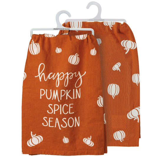 Happy Pumpkin Spice Season Kitchen Towel
